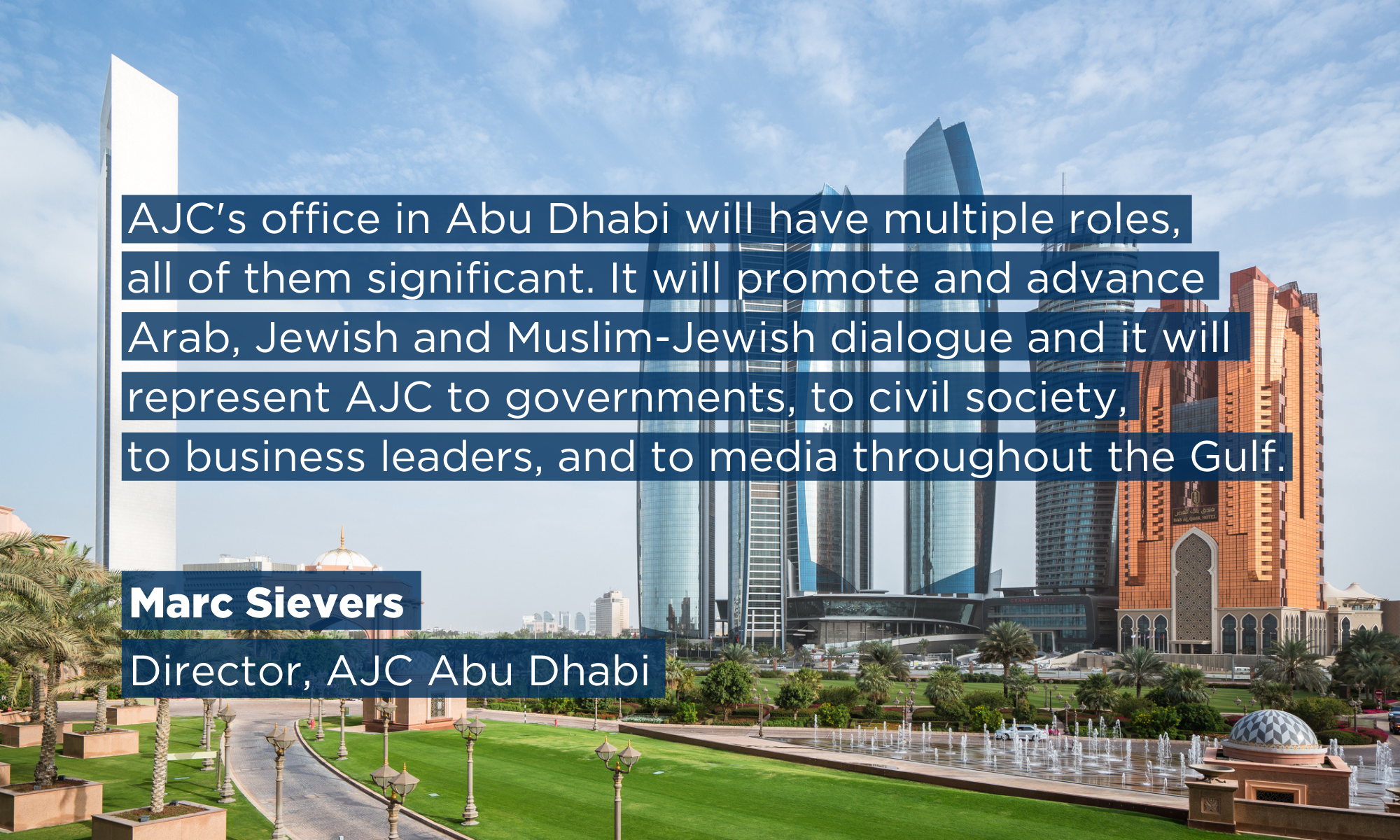 AJC Opens Office in Abu Dhabi | AJC Transatlantic Institute
