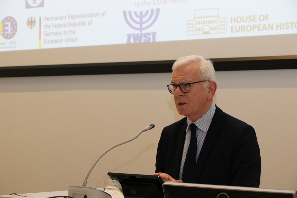 Dr. Hans-Gert Pöttering, former President of the European Parliament and initiator of the House of European History.