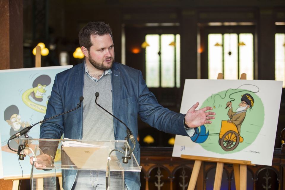 Anders Vistisen, Member of the European Parliament, delivers his remarks.